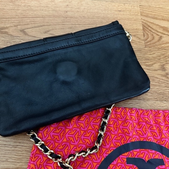 Tory Burch Clutch / Cross Body Purse - small - color: black - Picture 5 of 9